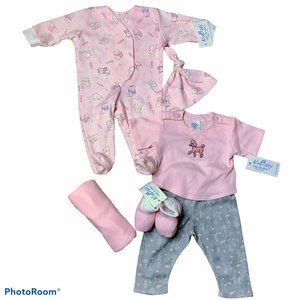 NWT 6pc Set 6-8 LBS Newborn Pup & Friends Babygirl